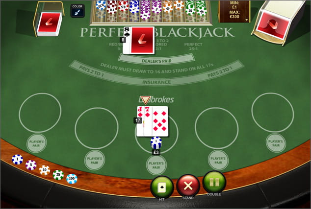 Play Perfect Blackjack in Free Demo Mode