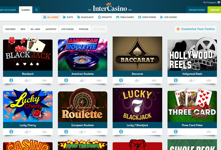 Intertops live casino